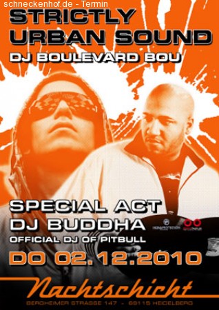 Strictly Urban Sound DJ Buddha Werbeplakat