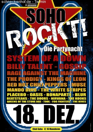 Soho Rockt! Werbeplakat