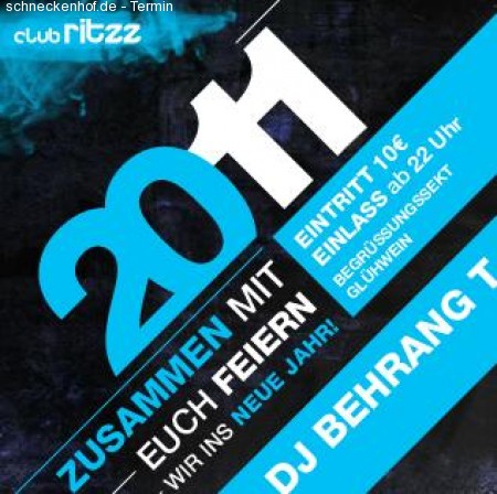 Silvesterparty Werbeplakat