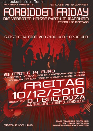 Forbidden Friday Werbeplakat