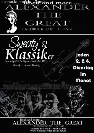 Sweaty's Klassiker Werbeplakat