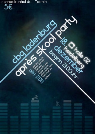 Après Skool Party Werbeplakat