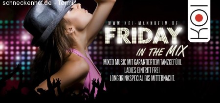 FRIDAY in the MIX - DJ Azify Werbeplakat