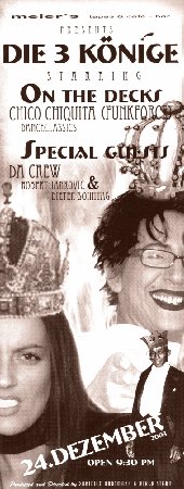 Die 3 K&ouml;nige (Weihnachtsfete) Werbeplakat