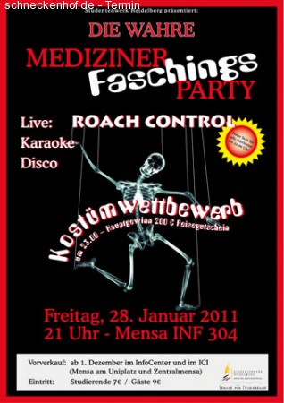 MedizinerFaschingsparty Werbeplakat