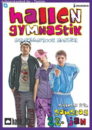 Hallengymnastik Werbeplakat