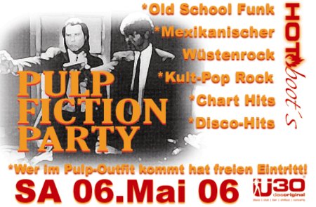 Pulp-Party Werbeplakat