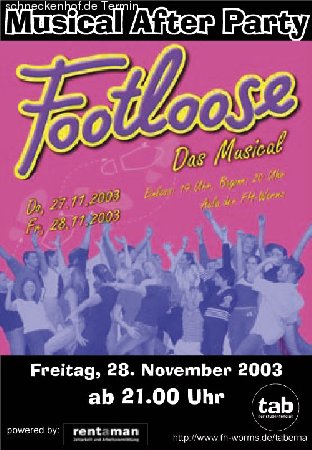 Musical After Party Part II Werbeplakat