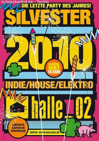 Silvesterparty Werbeplakat