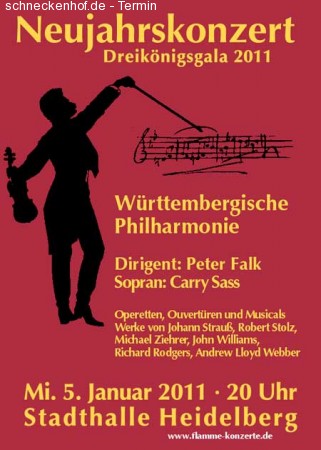 Dreikönigsgala Werbeplakat