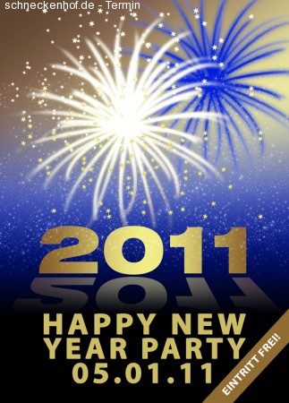 Happy New Year Party Werbeplakat