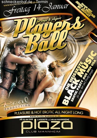 Players Ball Werbeplakat