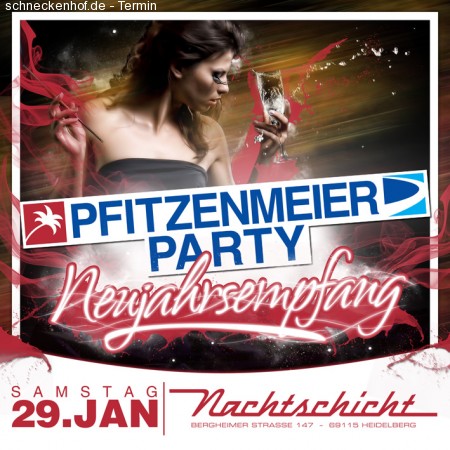 Pfitzenmeier Neujahrsempfang Werbeplakat