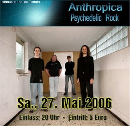 Anthropica live Werbeplakat