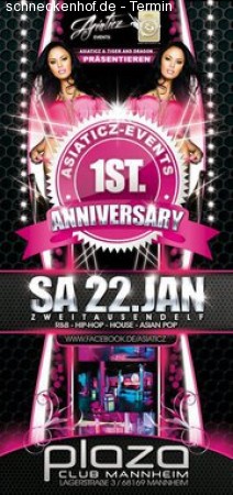 Asia Party Birthday Special Werbeplakat