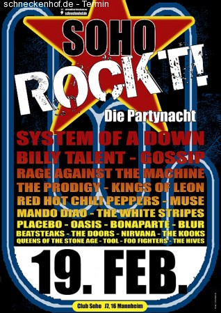 Soho Rockt! Werbeplakat