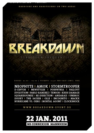Breakdown Werbeplakat