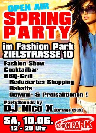 Spring Party Werbeplakat
