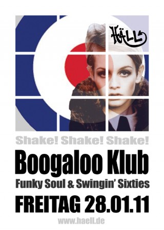 Boogaloo Klub Werbeplakat