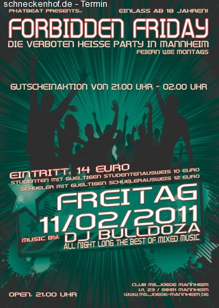 Forbidden Friday Werbeplakat