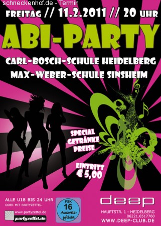 ABI-Party Werbeplakat
