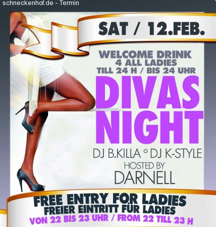 Divas Night Werbeplakat