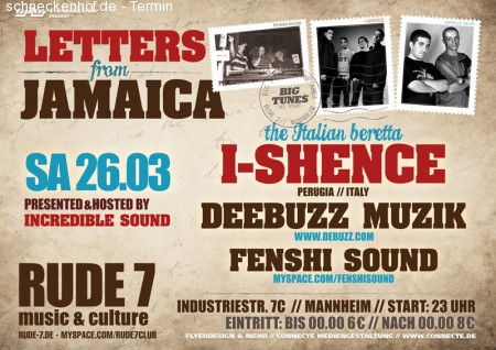 Letters from Jamaica Werbeplakat