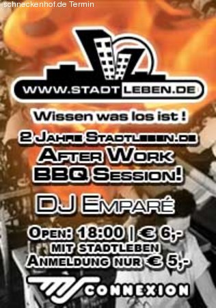 After Work BBQ Session Werbeplakat