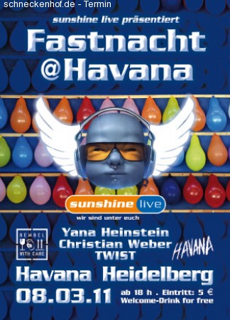 Fastnacht@Havana Werbeplakat