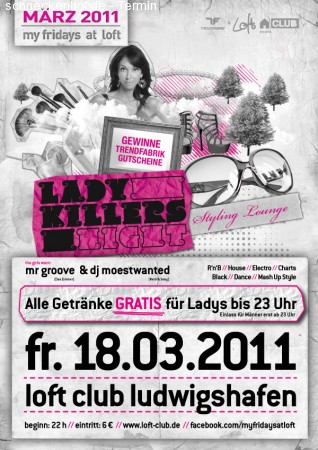 Lady Killers Night Werbeplakat