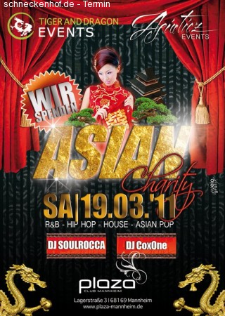 Asian Charity Event @ PLAZA Werbeplakat