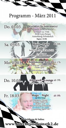 Afterwork Lounge live musiK Werbeplakat