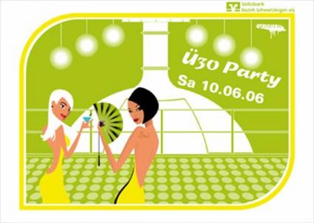 &Uuml;-30 Party Episode 11 Werbeplakat