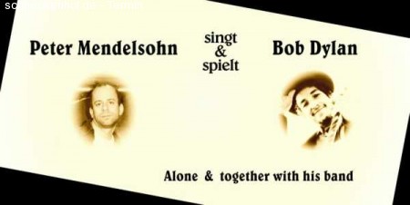 Peter Mendelssohn sings&plays Werbeplakat