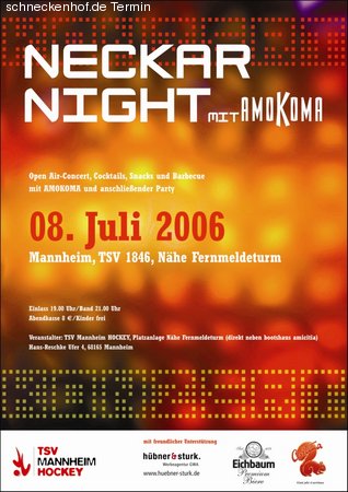 Neckar Night Werbeplakat