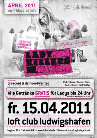 Lady Killers Night Werbeplakat