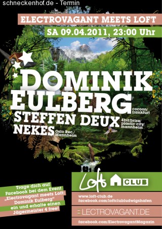 Electrovagant meets Loft: Werbeplakat