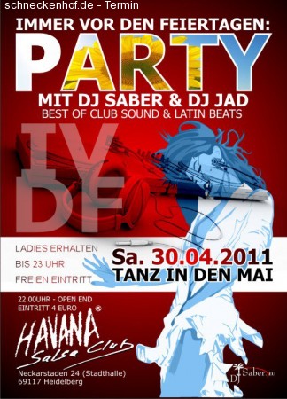 I.V.DF Tanz in den Mai Special Werbeplakat