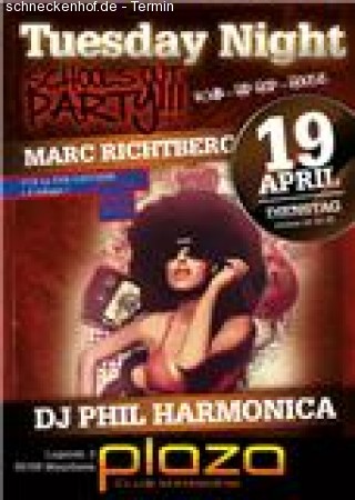 Tuesday Night Party Werbeplakat