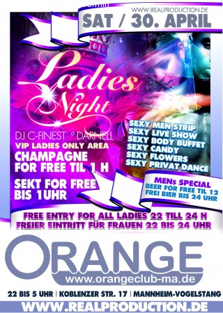 Ladies Night Werbeplakat