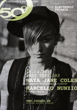 What They Say Werbeplakat