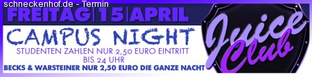 Campus Night Werbeplakat