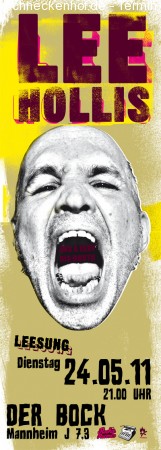 Lee Hollis Werbeplakat