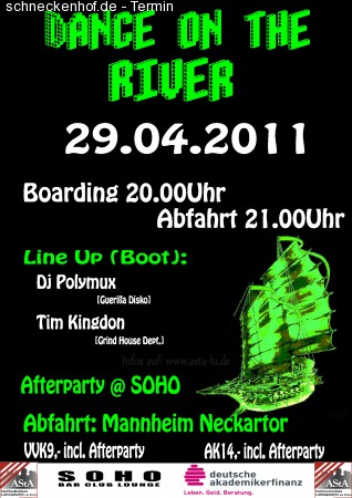 AStA FH LU-Dance on the River Werbeplakat