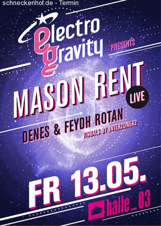 Electrogravity pr.Mason Rent Werbeplakat