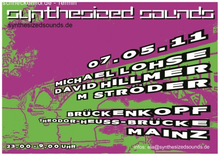 Die elektronische Brücke Werbeplakat