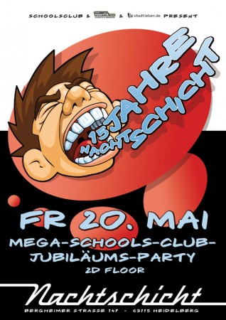 Mega School´s Club Werbeplakat