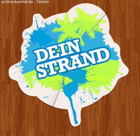 Dein Strand Werbeplakat