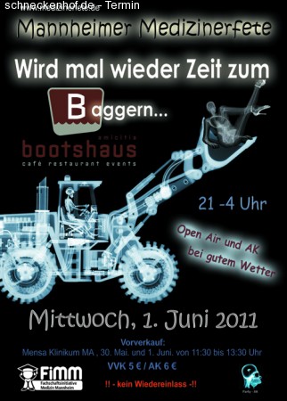 Medizinerfete Werbeplakat