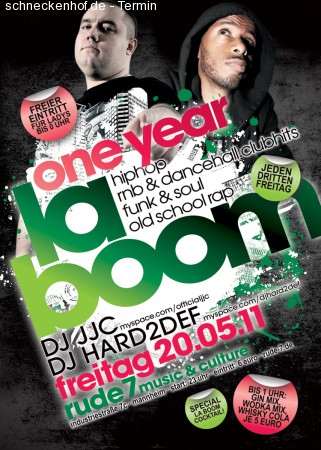 One Year La Boom!!! Werbeplakat